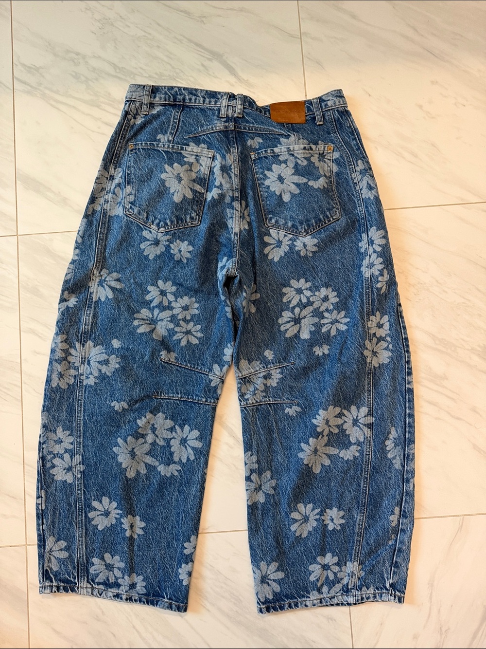 Free People We The Free Floral Jeans - Picture 4 of 4